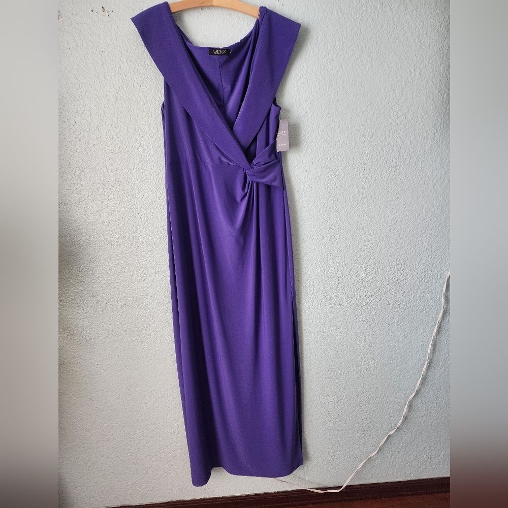 Lauren Ralph Lauren Elegant Purple Maxi Dress